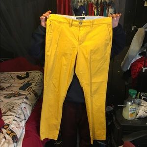 Yellow Tommy Hilfiger pants